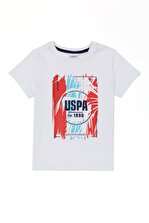 U.S. Polo Assn. Beyaz Erkek Çocuk T-Shirt - 1