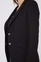 Chima Kadın Siyah İki Düğmeli Ceket - 3