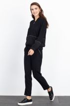 Moda İlgi Modailgi Havuç Paça Cepleri Taşlı Pantolon Siyah - 5