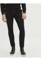 Xint Erkek Siyah Slim Fit Pamuklu Pantolon - 3