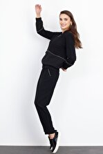 Moda İlgi Modailgi Havuç Paça Cepleri Taşlı Pantolon Siyah - 7