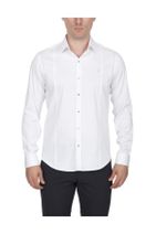 Avva Erkek Beyaz Düz Klasik Yaka Slim Fit Gömlek A91b2217 - 1