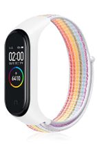 Elfia Xiaomi Mi Band 4 Pastel Renkli Hasır Tarz Saat Kordonu - 1