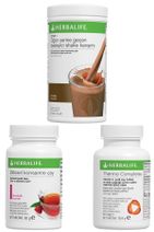 Herbalife Shake Çikolatalı  Thermo Complete ve Ahududulu Çay 50 gr - 1