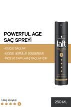 Taft Powerful Age ( Ince Ve Zayıflamış Saçlar Için ) Sprey 250 Ml - 1