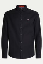 Tommy Jeans Erkek Siyah Gömlek Tjm Slım Stretch Oxford Shırt DM0DM09594 - 2