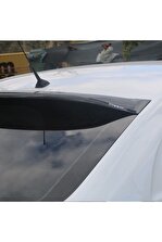Genel Markalar Renault Megane 4 Arka Cam Üstü Spoyler Parlak Siyah - 6