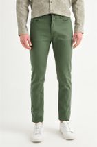 Avva Erkek Yeşil 5 Cepli Basic Slim Fit Pantolon A01y3041 - 1