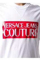 Versace Jeans Couture Baskı Logo Oversized T-shirt - 4
