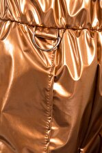 BSL Gold Renkli Bel Ve Paça Lastikli Cep Detaylı Pantolon - 4