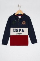 U.S. Polo Assn. Lacıvert Erkek Cocuk Sweatshirt - 1