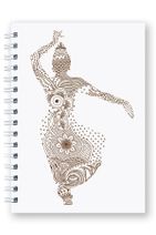Mespho Hint Dansı A4 Ebat Spiralli Sert Kapak Defter (21 x 29,7 cm.) - 1