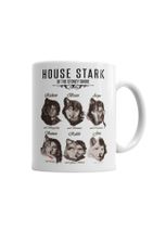 Baskı Dükkanı Game Of Thrones Stark Children And Wolves Kupa Bardak Porselen - 1