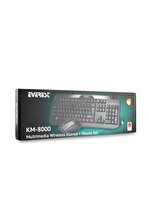 Everest Km-8000 Kablosuz Klavye Mouse Seti - 3