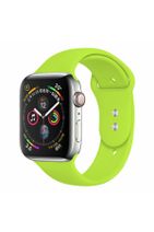 Bilişim Aksesuar Apple Watch 42 44 45 49 Mm Watch Ultra Silikon Kordon Neonyeşil - 1