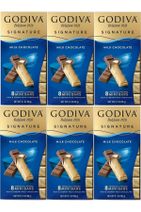 Godiva Mini Bars Sütlü (8 Adet Stick Çikolata) X 6 - 1