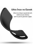 CEPSTOK Apple Iphone 11 Kılıf Ultra Ince Tıpalı Soket Korumalı Kamera Korumalı Mat Siyah Slim Silikon - 2