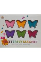 Genel Markalar 6lı Kelebek Desenli Buzdolabı Magneti - 1