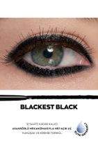 AVON Glimmersticks Asansörlü Açılıp Kapanabilen Göz Kalemi Blackest Black İkili Set - 3