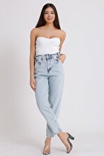FAF Yüksek Bel Jeans - 2