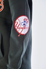 The Champ Global Unisex Haki New York Oversize Beyzbol Ceket - 5