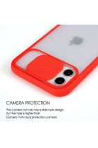 coverest Iphone 12 Pro (6.1'') Kamera Lens Korumalı Sürgülü Lüx Kılıf Kırmızı - 4