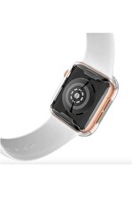 Gate Apple Watch 44 Mm Uyumlu Şeffaf Silikon Kılıf Iwatch 44mm Tam Koruma Koruyucu - 2