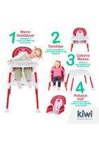 Kiwi Safe&Comfort 3 In 1 Multi Mama Sandalyesi Pembe-Pink / - 2