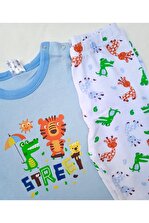 ICEFIELDS %100 Pamuk Erkek Bebek Pijama Takımı - 3