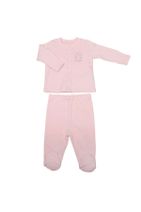 kitikate Organik Önden Çıtçıtlı Pijama Takımı - 50 Cm - Pembe - 1