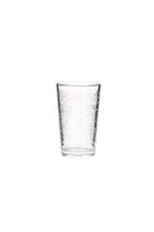 Joy Glass 6'lı Beyaz Şal Desen Kahve Yanı Su Bardağı - 1