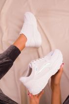 SOHO Beyaz-Neon Kadın Sneaker 15858 - 1