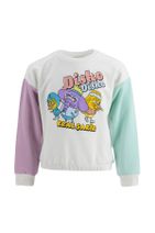 DeFacto Kız Çocuk Kral Şakir Renk Bloklu Sweatshirt - 4
