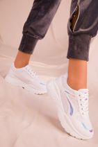SOHO Beyaz-Neon Kadın Sneaker 15858 - 2