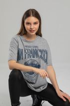 Genel Markalar Kadın Gri San Francisco Boyfriend T-Shirt - 2