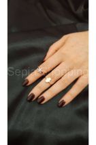 Sepia Shopping Kadın Zirkon Taşlı Eklem Yüzüğü - 2