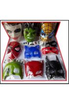 AVENGERS Hulk Joker Batman Uğur böceği Kara kedi Örümcek 10 Maske - 1