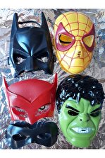 AVENGERS Hulk Joker Batman Uğur böceği Kara kedi Örümcek 10 Maske - 5