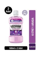 Listerine Total Care Hafif Tat Alkolsüz Ağız Bakım Suyu 500 ml X2 - 1