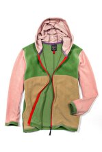 Cottonland Kadın Kapüşonlu Polar Ceket - 1