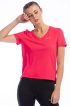 Nike Kadın T-shirt - W Nk Miler Top Vneck - AO9668-666 - 1