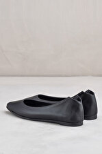 Elle Shoes ROUSEY Hakiki Deri Siyah Kadın Babet - 3