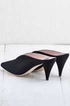 Elle Shoes PINOLE Hakiki Deri Siyah Kadın Terlık - 3