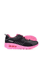 Slazenger Ekatı Sneaker Kadın Ayakkabı Siyah / Fuşya - 4