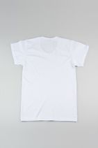 Anıl Lingerie Erkek Beyaz Kısa Kollu Bisiklet Yaka Pamuklu Fanila T-Shirt Anıl 0301 - 2