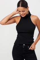 Cool & Sexy Kadın Siyah Kaşkorse Balıkçı Bluz M1037 - 2