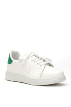 Ayakkabı Modası Beyaz Yeşil Kadın Spor Ayakkabı 888-2018-0130 - 2