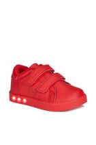 Vicco Oyo Işıklı Unisex Bebe Kırmızı Sneaker - 1