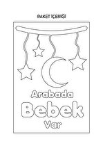 Artikel Arabada Bebek Var-2 Araç Sticker 21x29 cm - 2