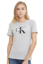 Calvin Klein Kadın Gri T-Shirt - 1